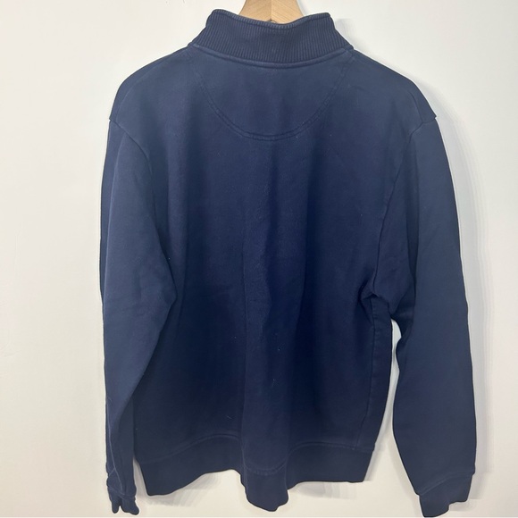 Orvis Men’s Navy Blue Signature 1/4 Zip Sweatshirt, Size XL - Picture 5 of 9